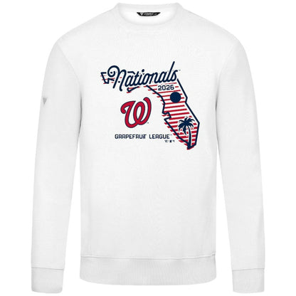 Washington Nationals Levelwear Zane Sunrise Sweatshirt - White