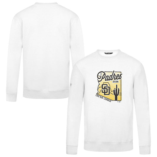 San Diego Padres Levelwear Zane Sunrise Sweatshirt - White