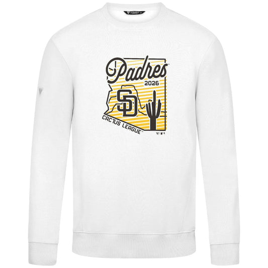 San Diego Padres Levelwear Zane Sunrise Sweatshirt - White