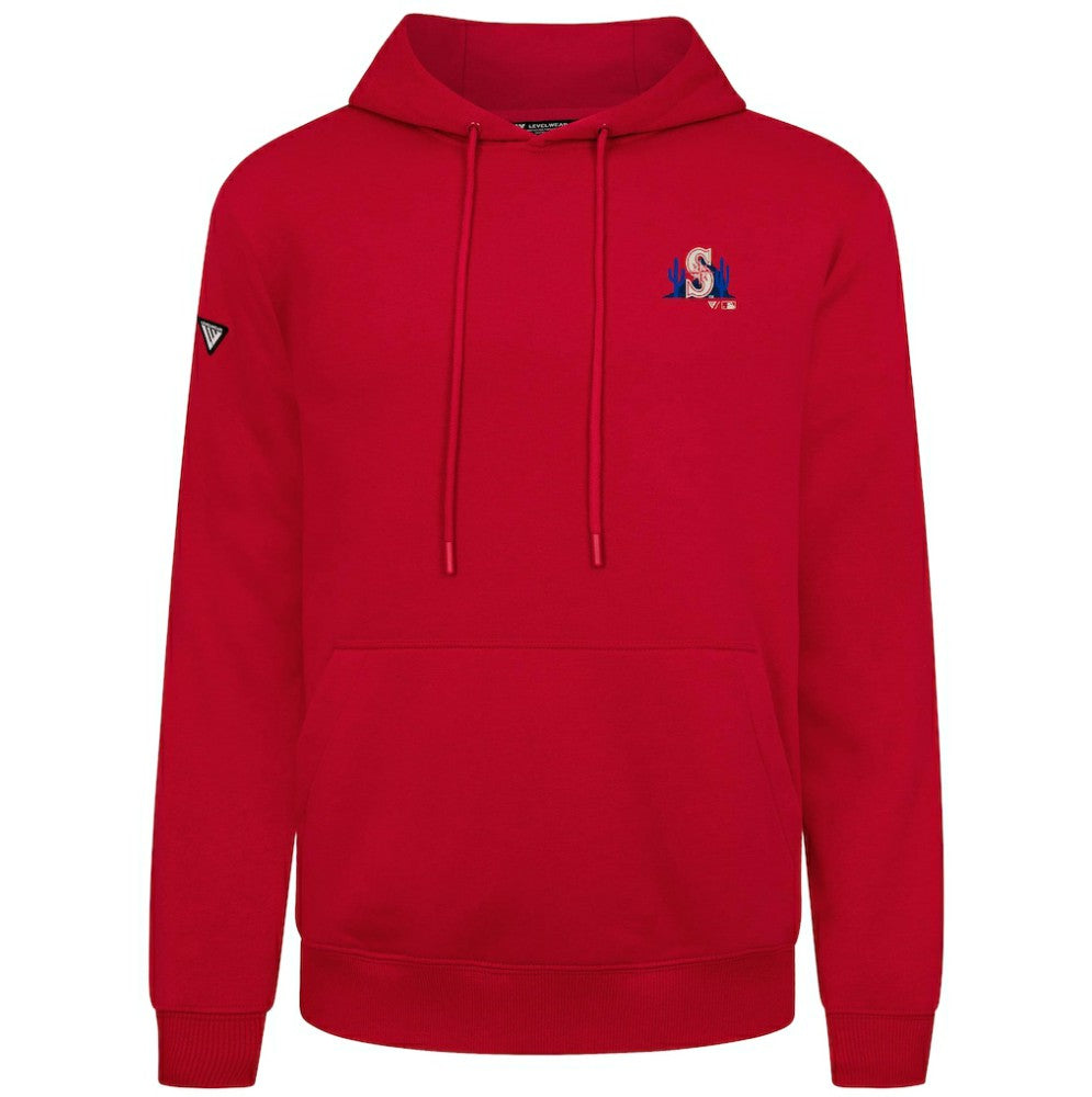 Seattle Mariners Levelwear Panoramic Podium Hoodie - Red