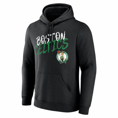 Boston Celtics Big & Tall Hustle Personalized Name & Number Hoodie - Black cheap