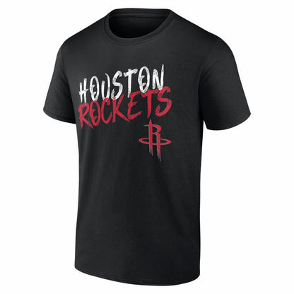 Houston Rockets Big & Tall Hustle Personalized Name & Number T-Shirt - Black on sale
