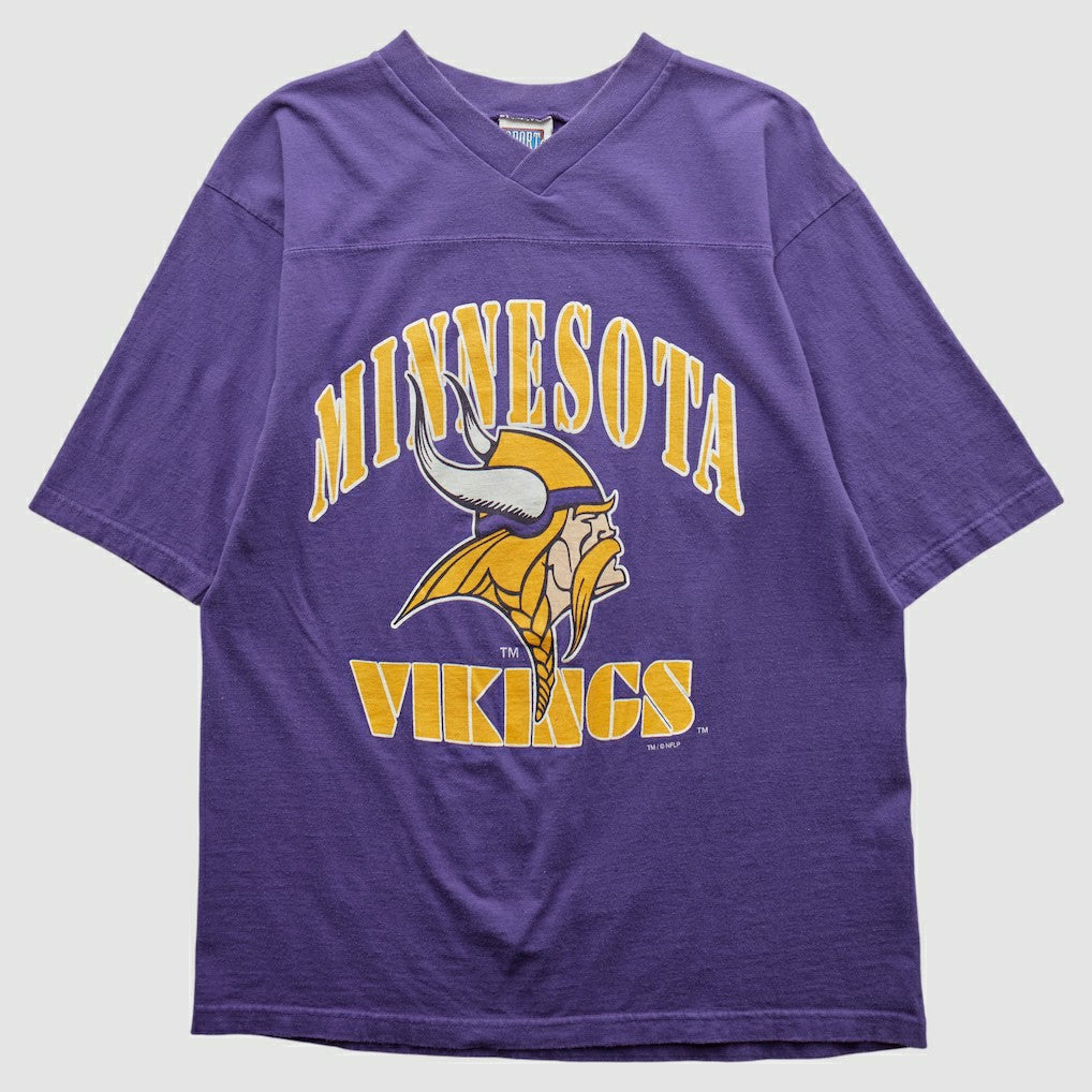 Minnesota Vikings Sport Attack 90s T-shirt - Purple Vintage discount