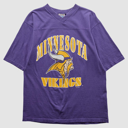 Minnesota Vikings Sport Attack 90s T-shirt - Purple Vintage discount