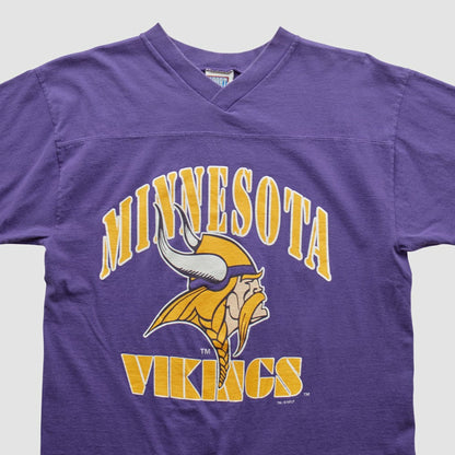 Minnesota Vikings Sport Attack 90s T-shirt - Purple Vintage discount