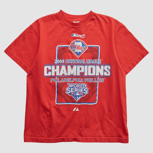 Philadelphia Phillies Delta 2009 T-shirt - Red Vintage