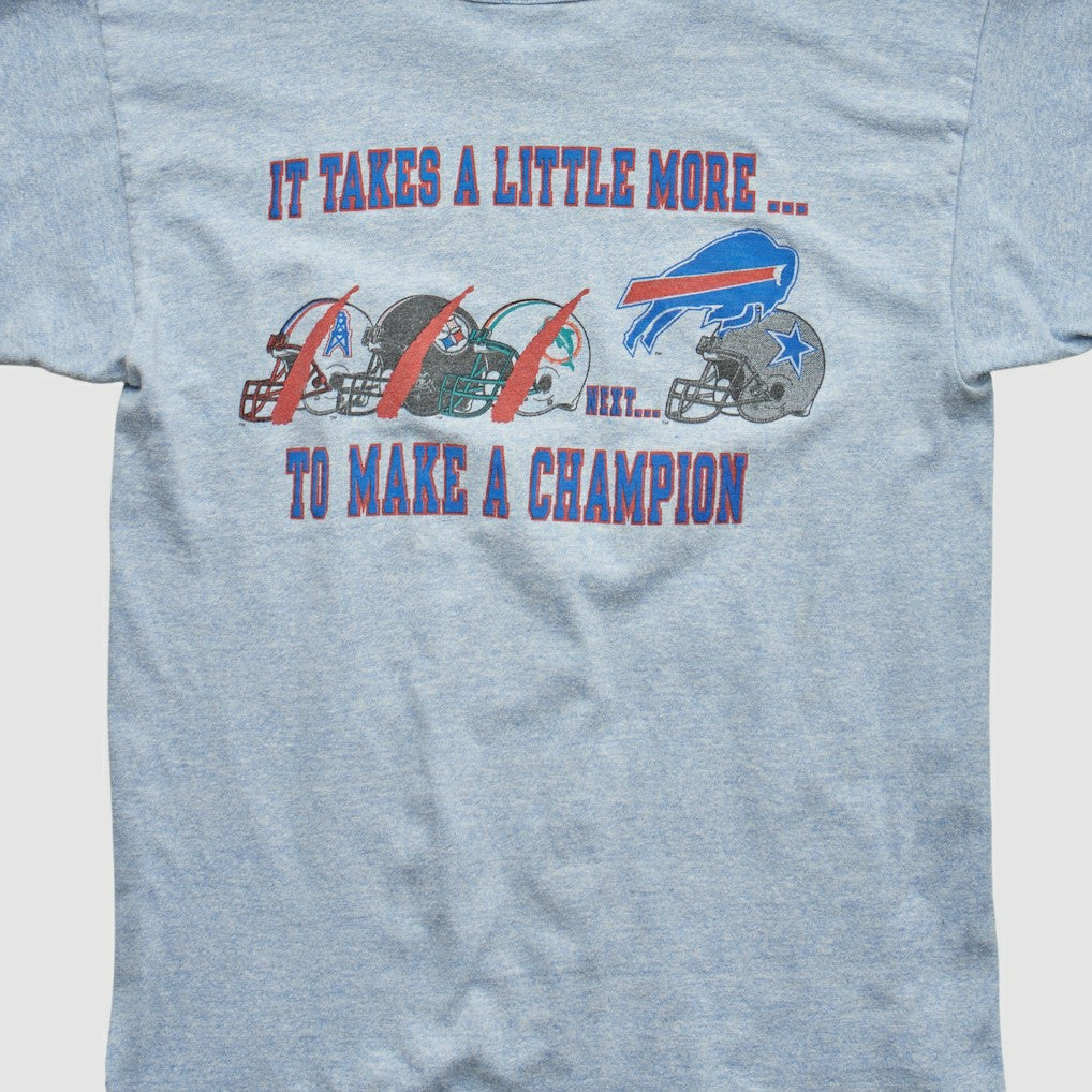 Buffalo Bills Champion 1993 T-shirt - Heather Gray Vintage sale