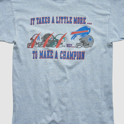 Buffalo Bills Champion 1993 T-shirt - Heather Gray Vintage sale