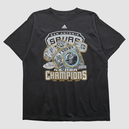 San Antonio Spurs 2007 T-shirt - Black Vintage | Adidas on sale