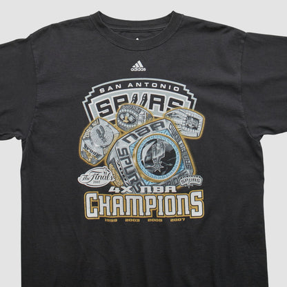San Antonio Spurs 2007 T-shirt - Black Vintage | Adidas on sale