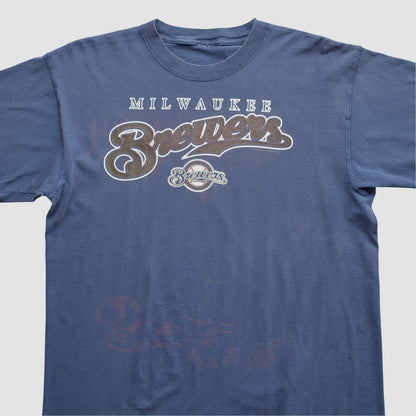 Milwaukee Brewers 2000s T-shirt - Blue Vintage