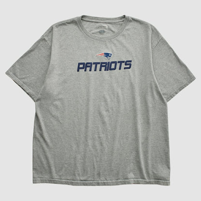 New England Patriots Team Edition Apparel 2000s T-shirt - Heather Gray Vintage for sale