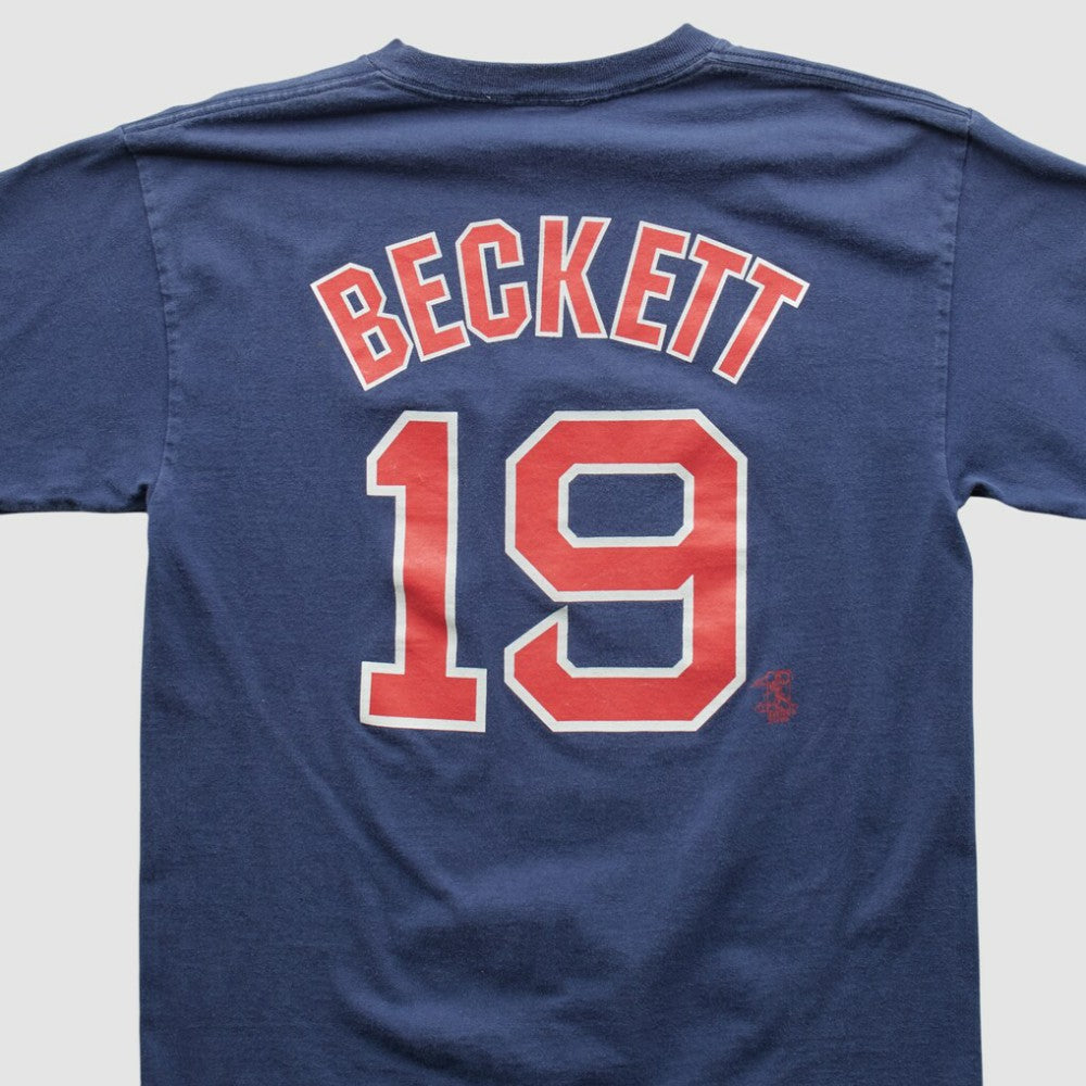 Boston Red Sox Majestic 2000s T-shirt - Navy Vintage