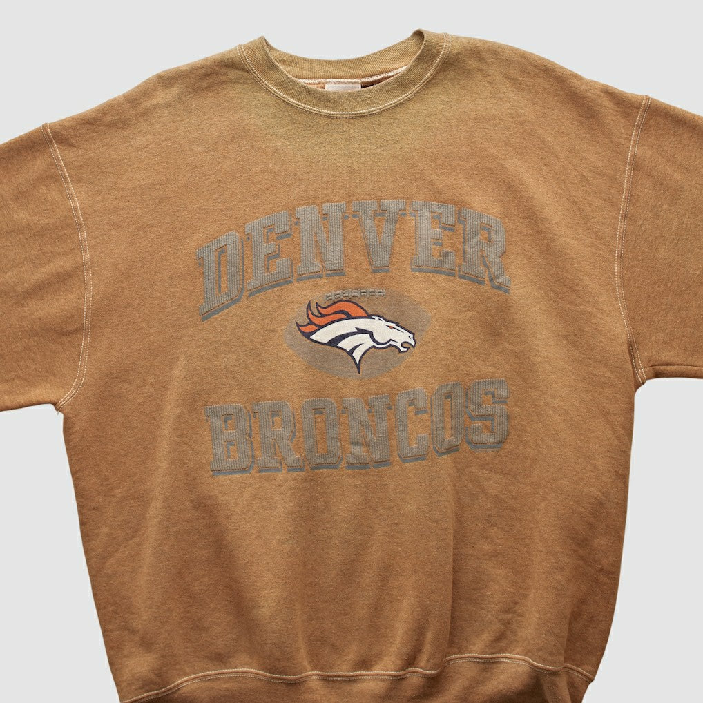 Denver Broncos Pro Player 90s Pullover Sweatshirt - Tan Vintage outlet