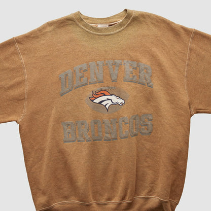 Denver Broncos Pro Player 90s Pullover Sweatshirt - Tan Vintage outlet