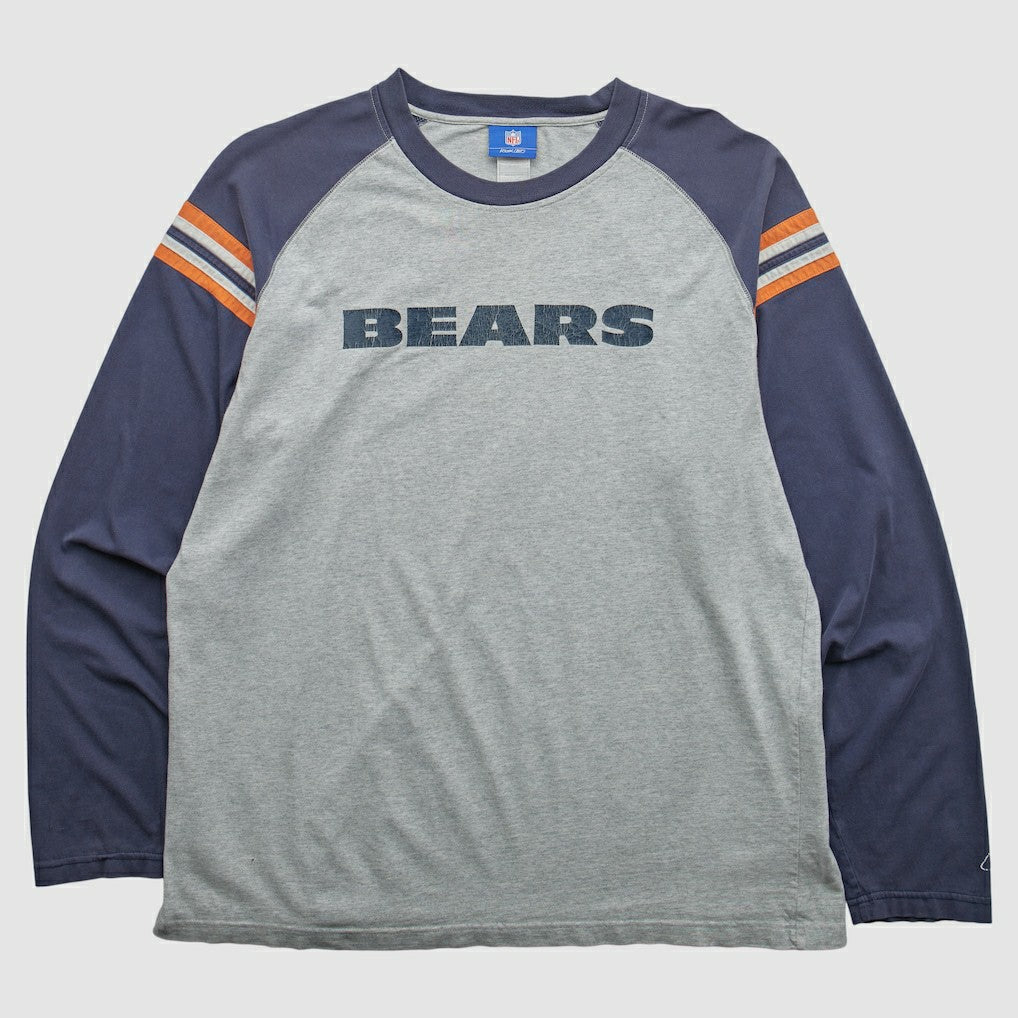 Chicago Bears NFL 2000s Long Sleeve T-shirt - Heather Gray Vintage outlet