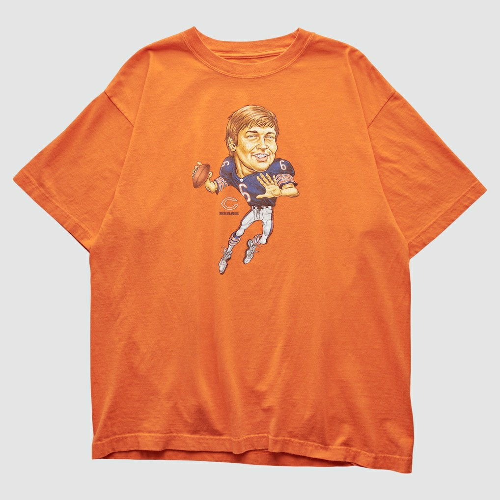 Chicago Bears Reebok 2000s T-shirt - Orange Vintage for sale