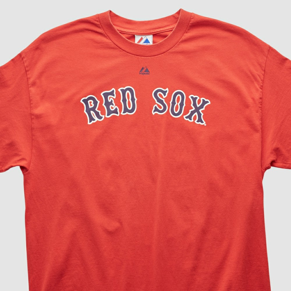 Boston Red Sox Majestic 2000s T-shirt - Red Vintage