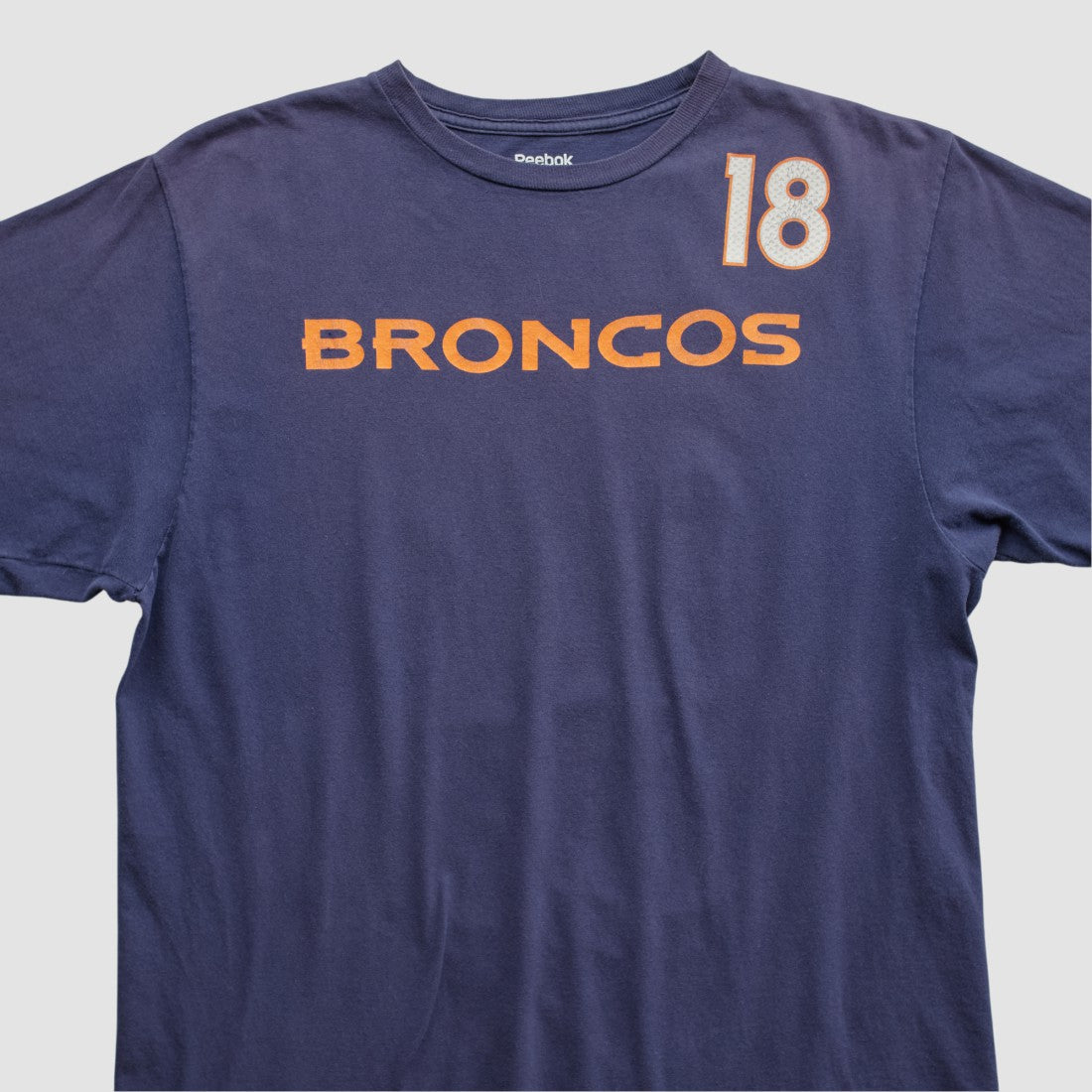 Denver Broncos Reebok 2010s T-shirt - Navy Vintage outlet