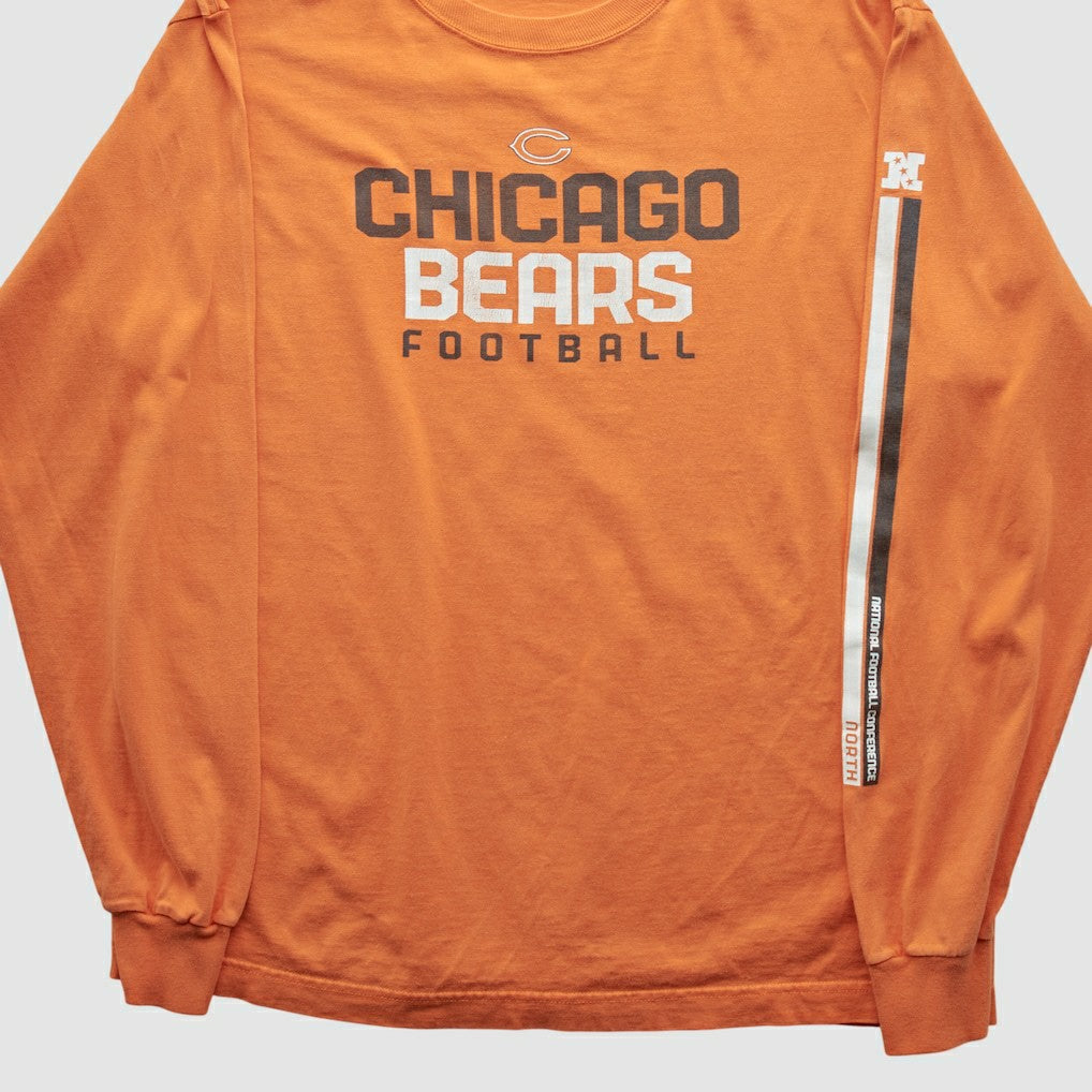 Chicago Bears Reebok 2000s Long Sleeve T-shirt - Orange Vintage on sale