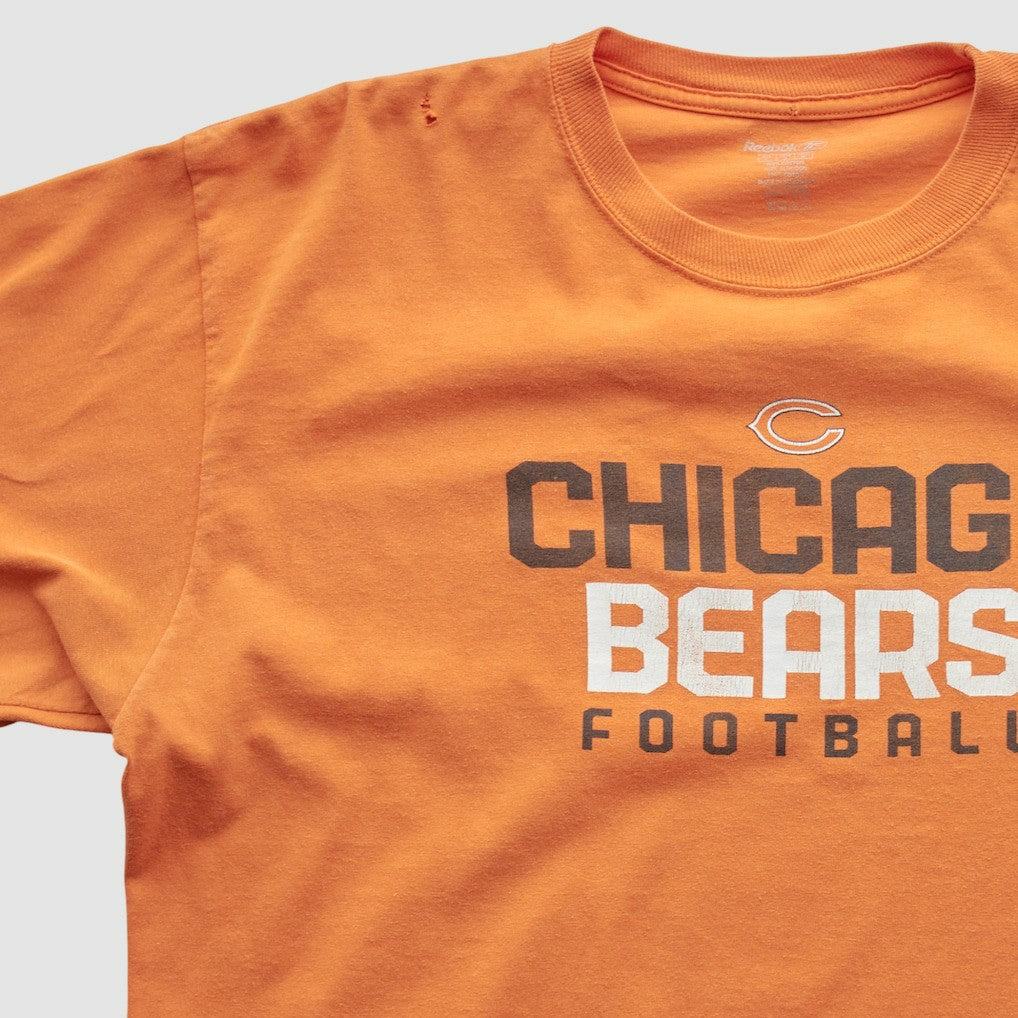 Chicago Bears Reebok 2000s Long Sleeve T-shirt - Orange Vintage on sale