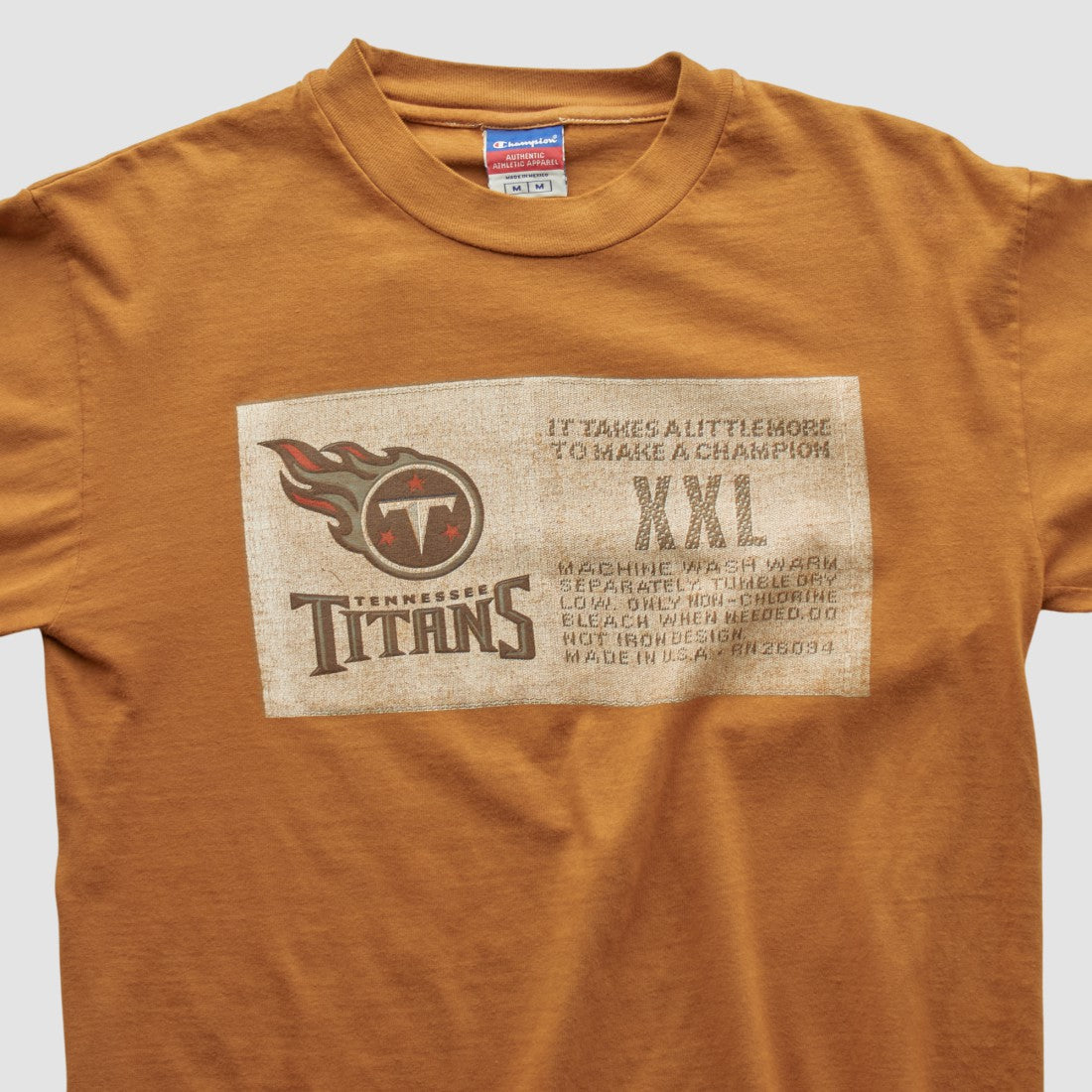Tennessee Titans Champion 2000s Long Sleeve T-shirt - Brown Vintage sale