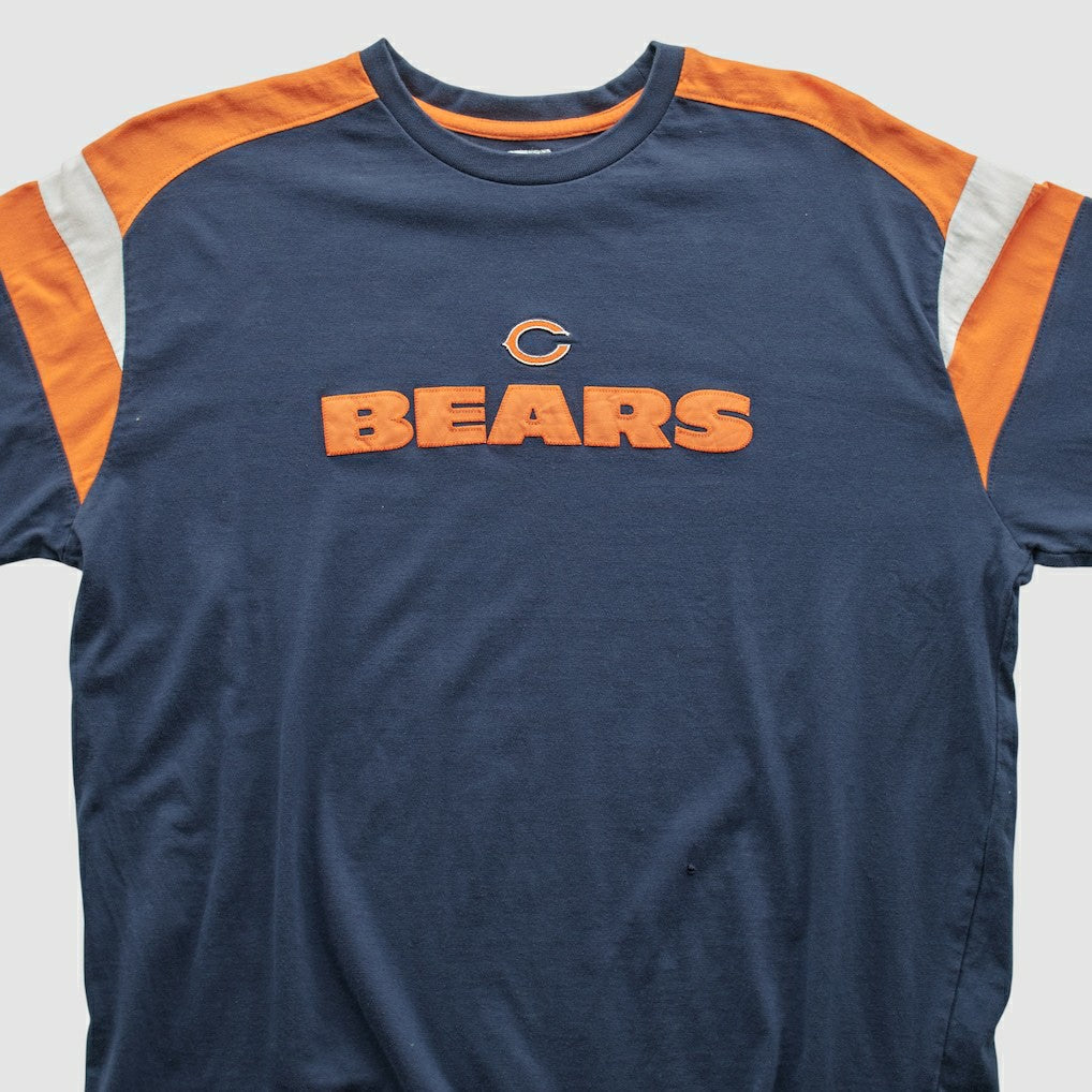 Chicago Bears NFL 2000s Long Sleeve T-shirt - Navy Vintage on sale
