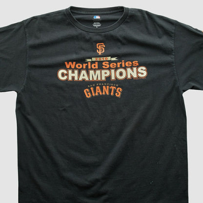 San Francisco Giants Genuine Merchandise 2010 T-shirt - Black Vintage