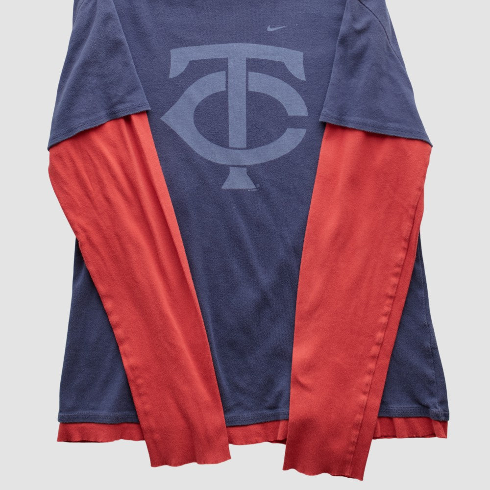Minnesota Twins 2010s Long Sleeve T-shirt - Navy Vintage | Nike
