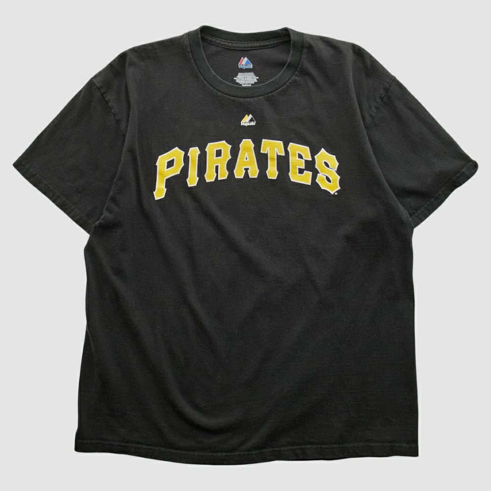 Pittsburgh Pirates Majestic 2000s T-shirt - Black Vintage