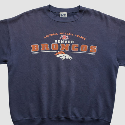 Denver Broncos Lee Apparel 2001 Pullover Sweatshirt - Navy Vintage online