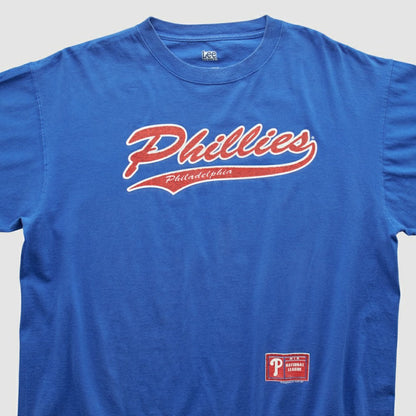 Philadelphia Phillies Lee Sport 2000s T-shirt - Blue Vintage