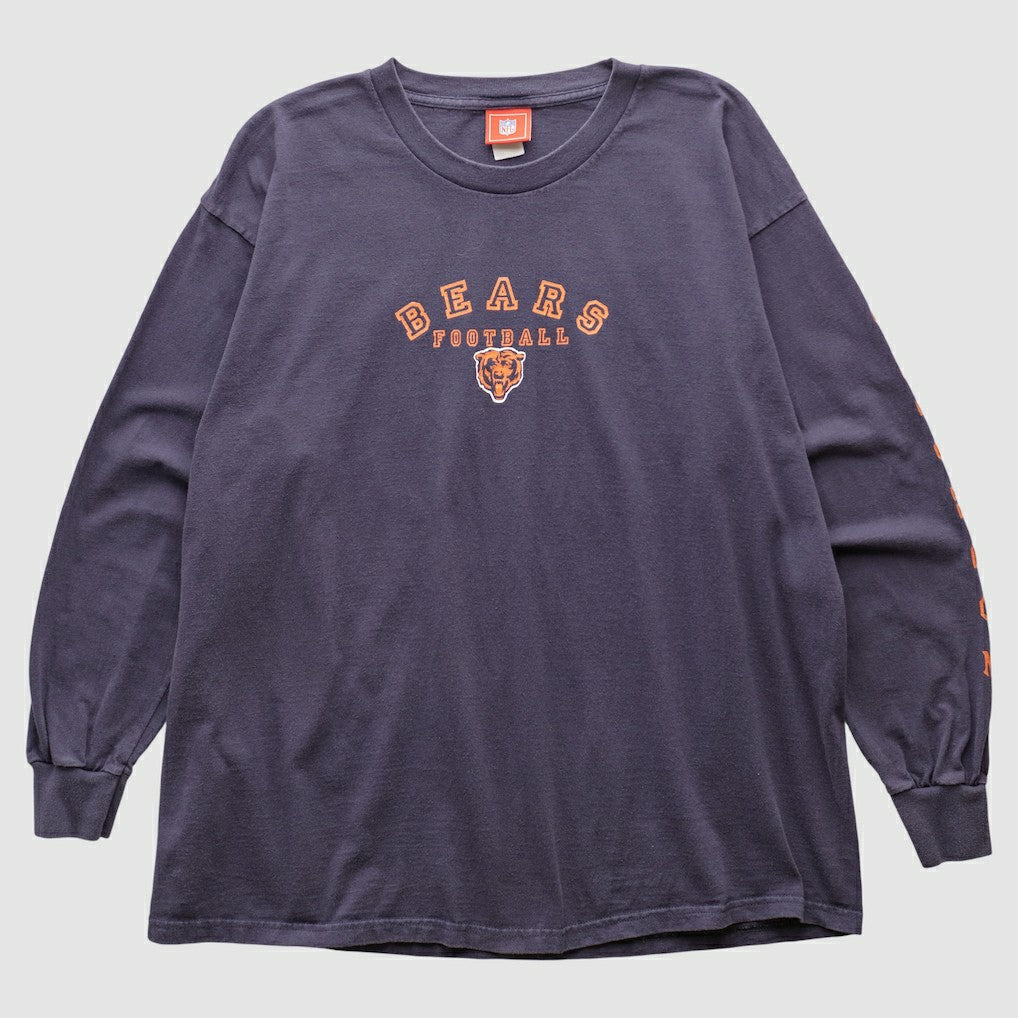 Chicago Bears NFL 2000s Long Sleeve T-shirt - Navy Vintage cheap