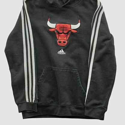 Chicago Bulls 2010s Hooded Sweatshirt - Black Vintage | Adidas outlet