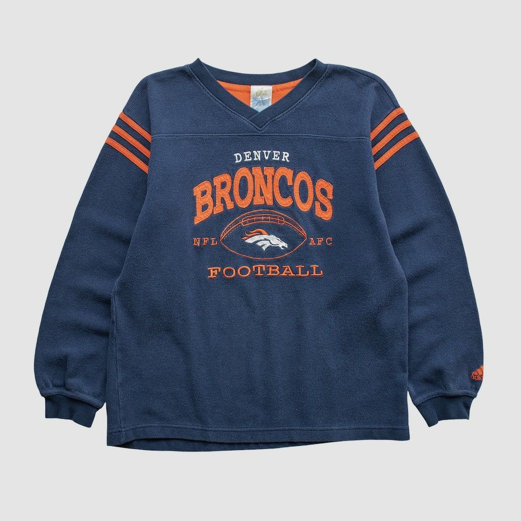 Denver Broncos 2000s Pullover Sweatshirt - Navy Vintage sale