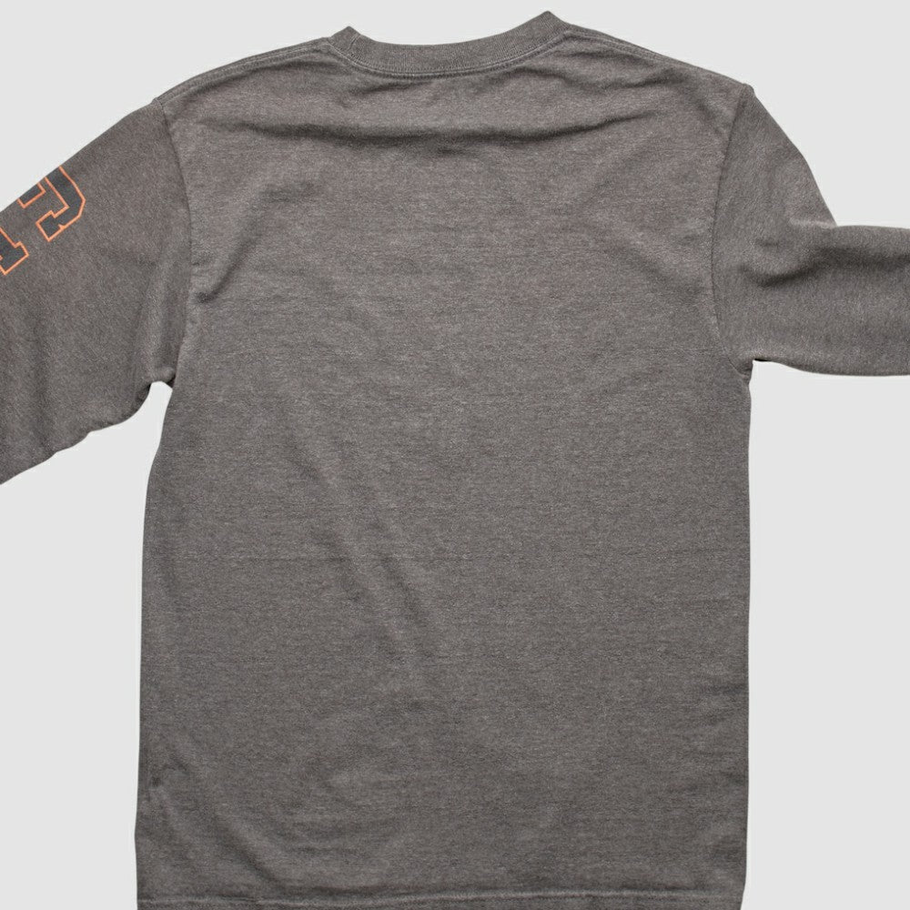 San Francisco Giants MLB 2000s Long Sleeve T-shirt - Dark Heather Gray Vintage
