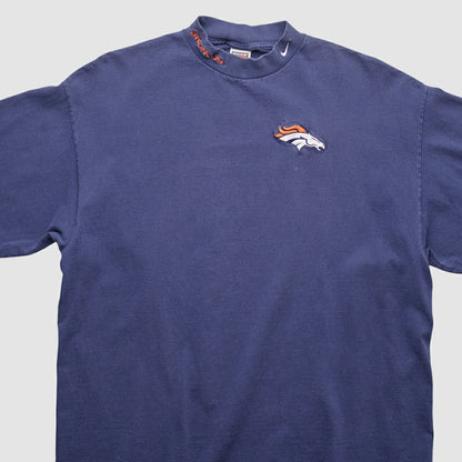 Denver Broncos 90s Pullover Sweatshirt - Navy Vintage cheap