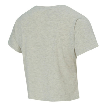 Los Angeles Dodgers Concepts Sport Women's Birch Cropped T-Shirt - Cream