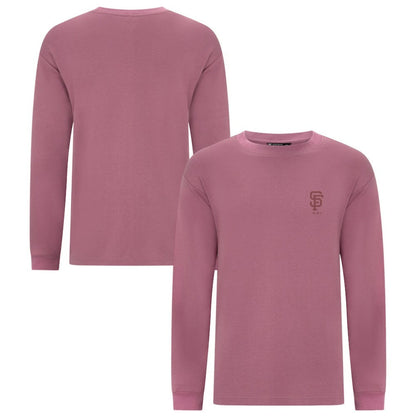 San Francisco Giants Levelwear Bridal Rose Luxe Signature Long Sleeve T-Shirt - Pink