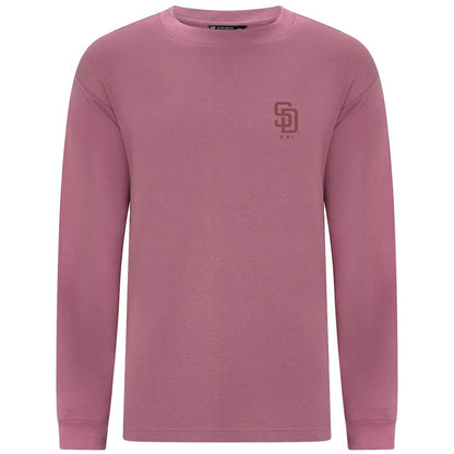 San Diego Padres Levelwear Bridal Rose Luxe Signature Long Sleeve T-Shirt - Pink