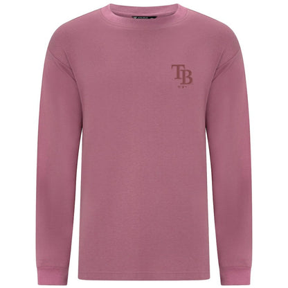 Tampa Bay Rays Levelwear Bridal Rose Luxe Signature Long Sleeve T-Shirt - Pink