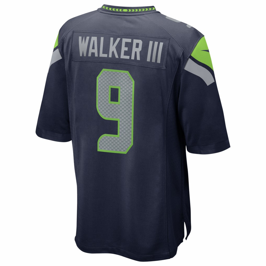 Kenneth Walker III Seattle Seahawks Super Bowl LX Patch Game Jersey - College Navy | Nike for sale