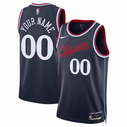 LA Clippers Unisex Swingman Custom Jersey - Icon Edition - Navy | Nike discount