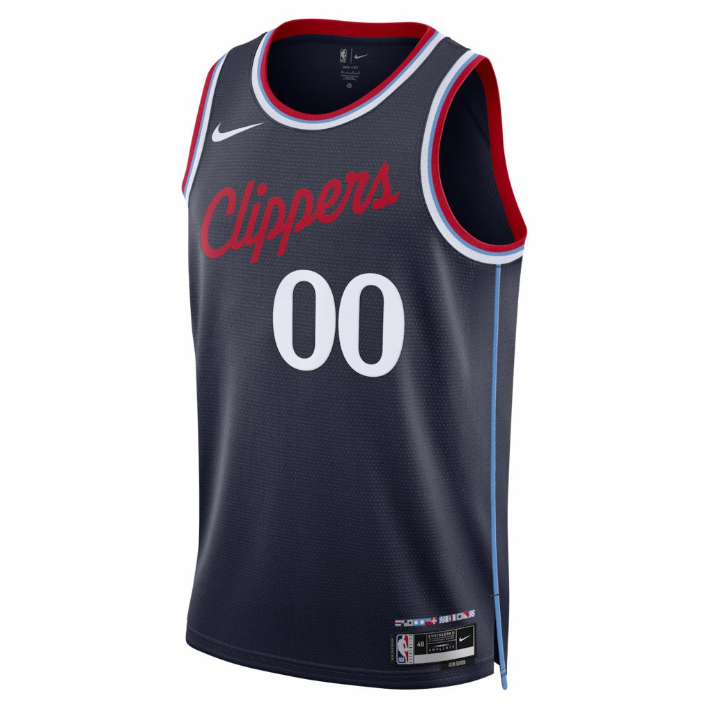 LA Clippers Unisex Swingman Custom Jersey - Icon Edition - Navy | Nike discount