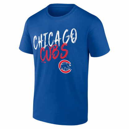 Chicago Cubs  Hustle Personalized Name & Number T-Shirt - Royal