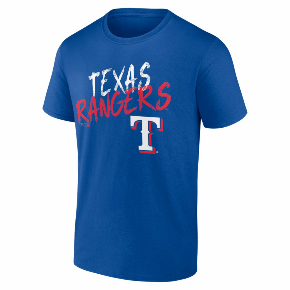 Texas Rangers  Hustle Personalized Name & Number T-Shirt - Royal