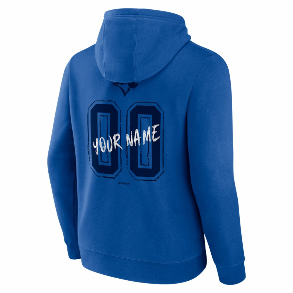 Toronto Blue Jays  Hustle Personalized Name & Number Hoodie - Royal