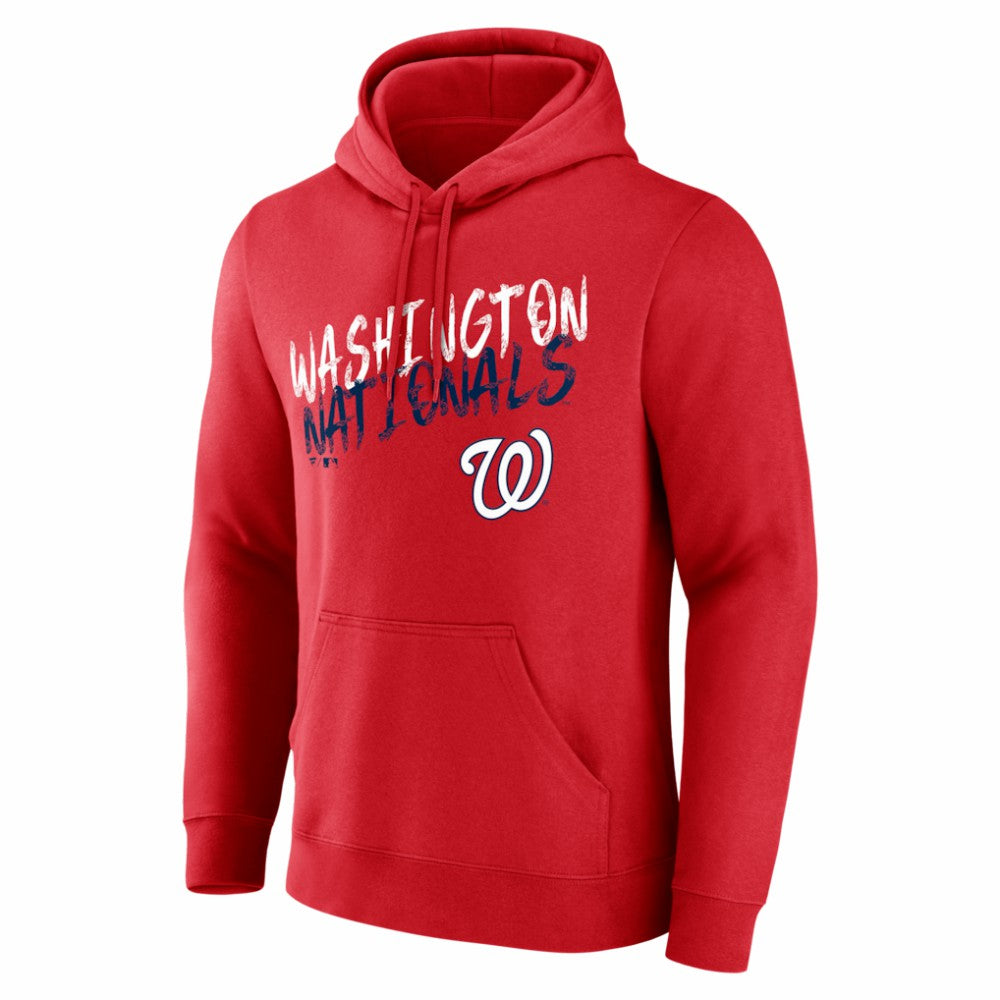 Washington Nationals  Hustle Personalized Name & Number Hoodie - Red