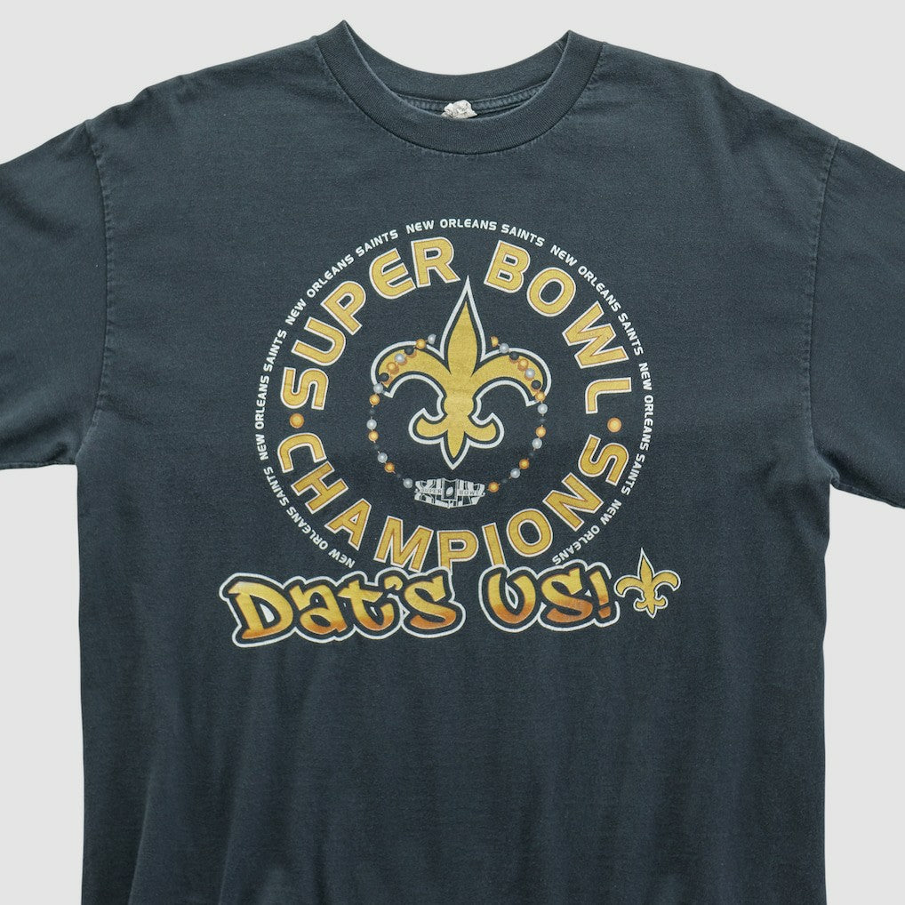New Orleans Saints Alstyle 2010 Long Sleeve T-shirt - Black Vintage for sale