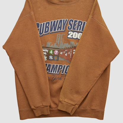 New York Yankees Puma 2000 Pullover Sweatshirt - Clay Vintage